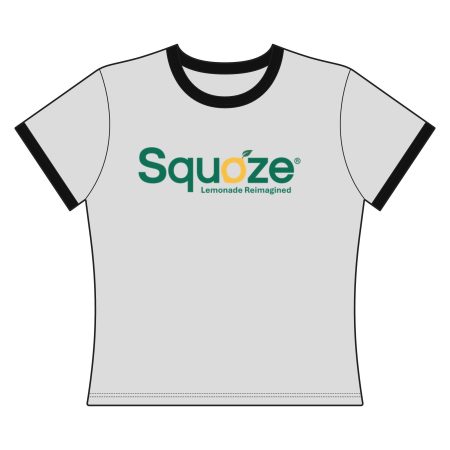 Squoze Lemonade Logo Ringer Tee | Women's Ringer Tee